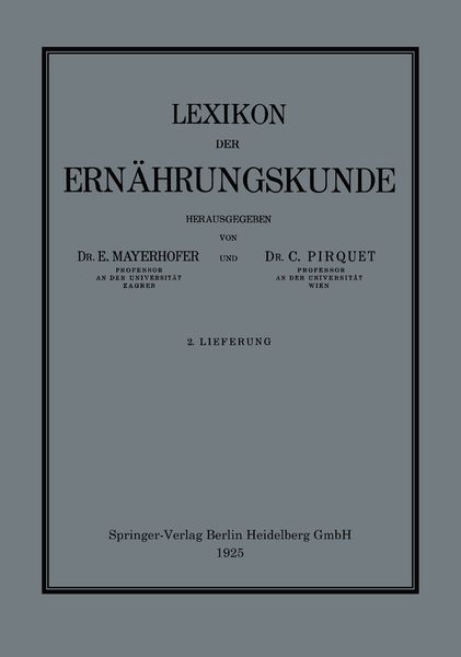 Produktbild: Lexikon der Ern&auml;hrungskunde