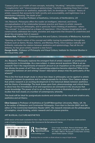 Produktbild: Art, Research, Philosophy