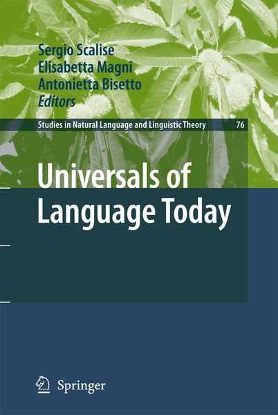 Produktbild: Universals of Language Today