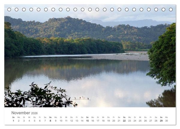 Produktbild: Ecuador - Regenwald und Vulkane (Tischkalender 2026 DIN A5 quer), CALVENDO Monatskalender