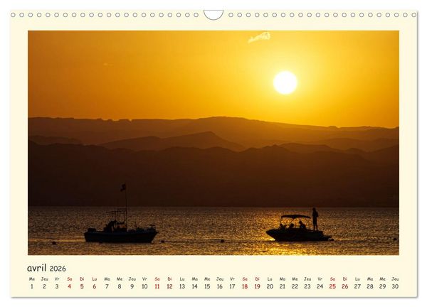 Produktbild: Jordanie - impressions de paysages et d'h&eacute;ritages (Calendrier mural 2026 DIN A3 vertical), CALVENDO calendrier mensuel