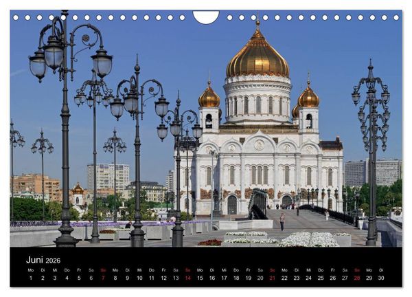 Produktbild: Moskau (Wandkalender 2026 DIN A4 quer), CALVENDO Monatskalender