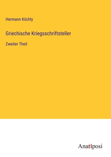 Produktbild: Griechische Kriegsschriftsteller