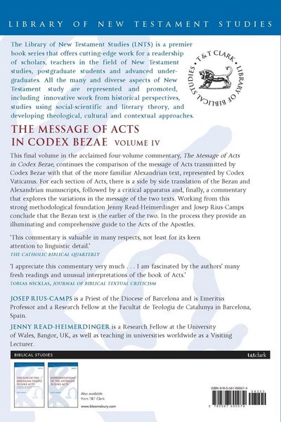Produktbild: The Message of Acts in Codex Bezae (vol 4)