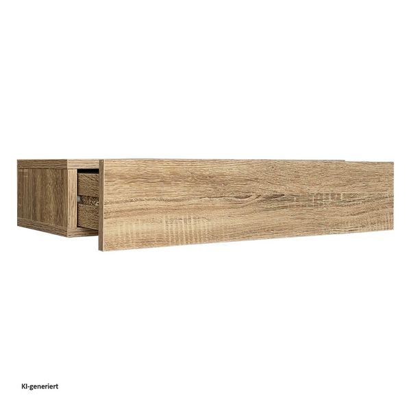 Produktbild: HTI-Living Wandregal mit Schublade 60 cm Sonoma Wandregal mit Schublade 60 cm Sonoma