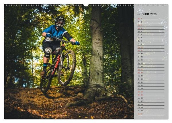Produktbild: Mountainbike Action (Wandkalender 2026 DIN A2 quer), CALVENDO Monatskalender