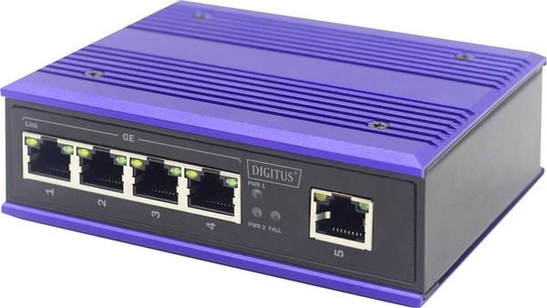 Digitus DN-650106 Industrial Ethernet Switch 8 Port 10 / 100MBit/s