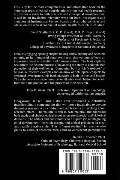 Produktbild: Ethical Issues in Mental Health Research With Children and Adolescents