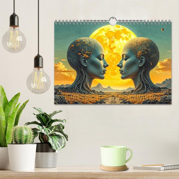 Produktbild: Bewusstseinsdialoge (Wandkalender 2027 DIN A4 quer), CALVENDO Monatskalender