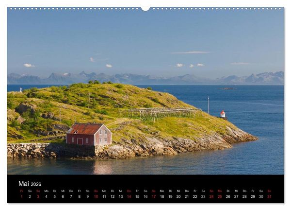 Produktbild: Lofoten (Wandkalender 2026 DIN A2 quer), CALVENDO Monatskalender