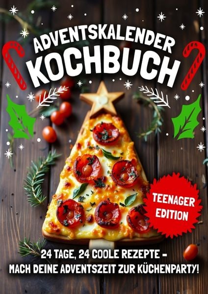 Produktbild: ADVENTSKALENDER KOCHBUCH - TEENAGER EDITION! 24 Tage, 24 coole Rezepte