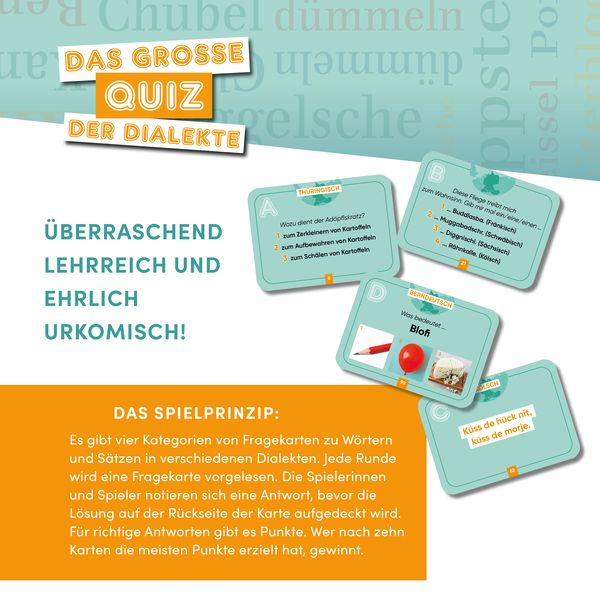 Produktbild: Das gro&szlig;e Quiz der Dialekte