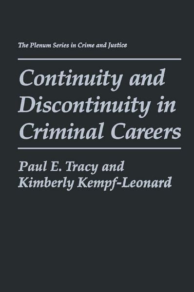 Produktbild: Continuity and Discontinuity in Criminal Careers