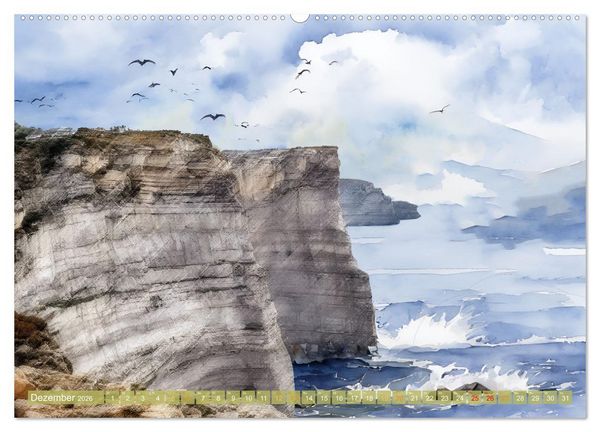 Produktbild: Urlaubsparadies Kroatien (hochwertiger Premium Wandkalender 2026 DIN A2 quer), Kunstdruck in Hochglanz