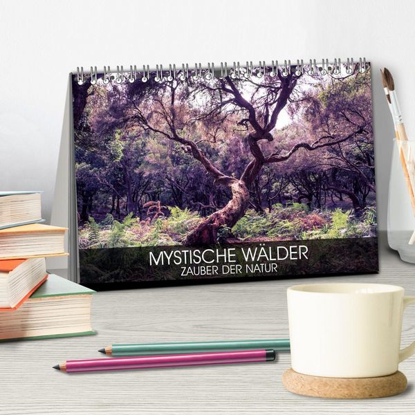 Produktbild: Mystische W&auml;lder - Zauber der Natur (Tischkalender 2026 DIN A5 quer), CALVENDO Monatskalender