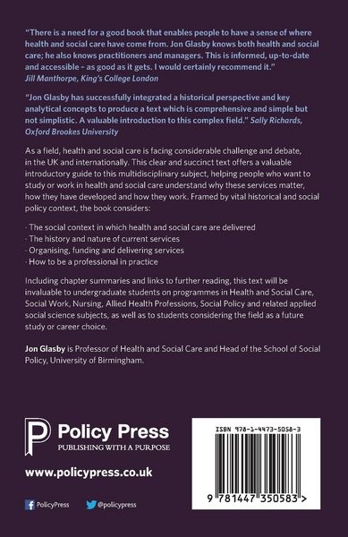 Produktbild: The Short Guide to Health and Social Care