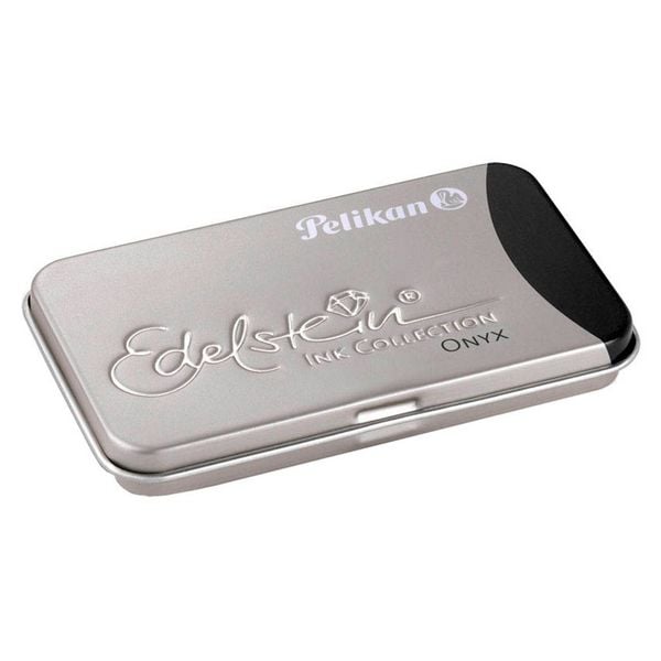 Produktbild: Pelikan Edelstein&reg; Ink Collection Onyx, Schwarz, 6 Gro&szlig;raumpatronen im Metallbox