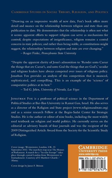 Produktbild: Political Secularism, Religion, and the State