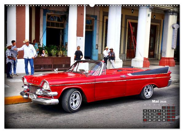 Produktbild: Dodge Coronet - Ein Traumcabrio in Kuba (hochwertiger Premium Wandkalender 2026 DIN A2 quer), Kunstdruck in Hochglanz