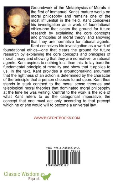 Produktbild: Fundamental Principles of the Metaphysic of Morals
