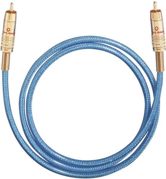 Cinch-Digital Digital-Audio Anschlusskabel [1x Cinch-Stecker - 1x Cinch-Stecker] 0.50 m Blau Oehlbach NF 113 DI