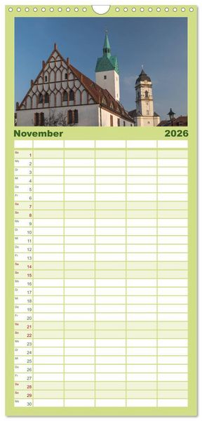 Produktbild: Familienplaner 2026 - Domstadt F&uuml;rstenwalde Spree mit 5 Spalten (Wandkalender, 21 x 45 cm) CALVENDO