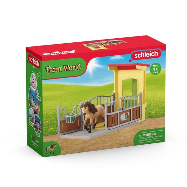 Produktbild: schleich&reg; 42609 Ponybox mit Islandpferd Hengst