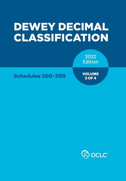 Produktbild: Dewey Decimal Classification, 2022 (Schedules 200-599) (Volume 2 of 4)