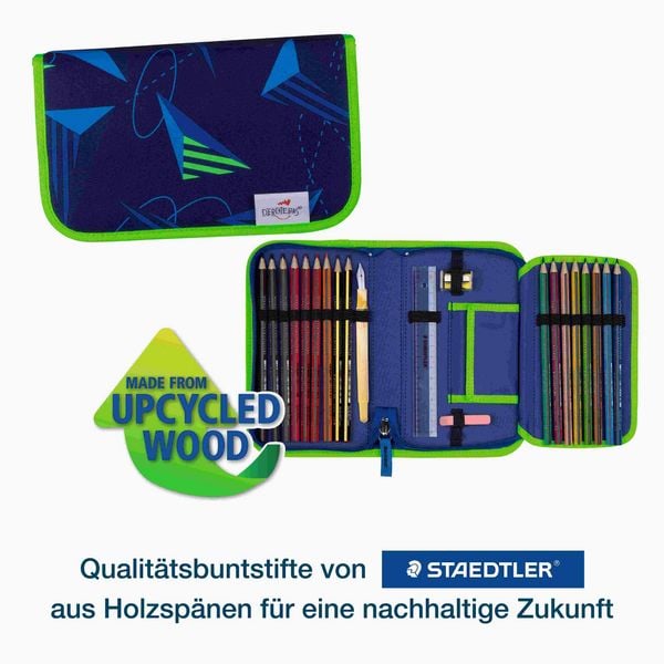 Produktbild: DerDieDas Schulranzen Set ErgoFlex Tiny LED, Schulranzen Set, 5tlg, Moon Mission