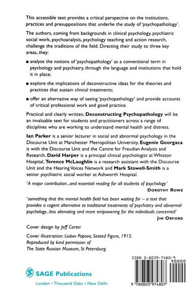 Produktbild: Deconstructing Psychopathology