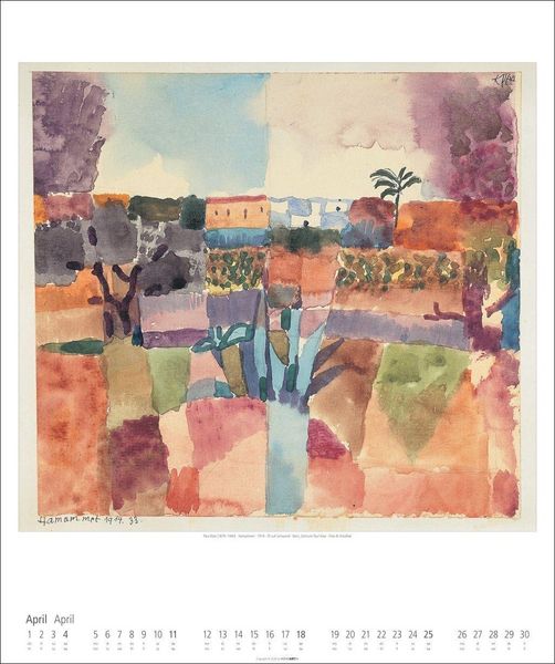 Produktbild: Paul Klee Kalender 2027