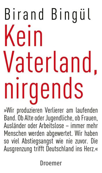 Produktbild: Kein Vaterland, nirgends