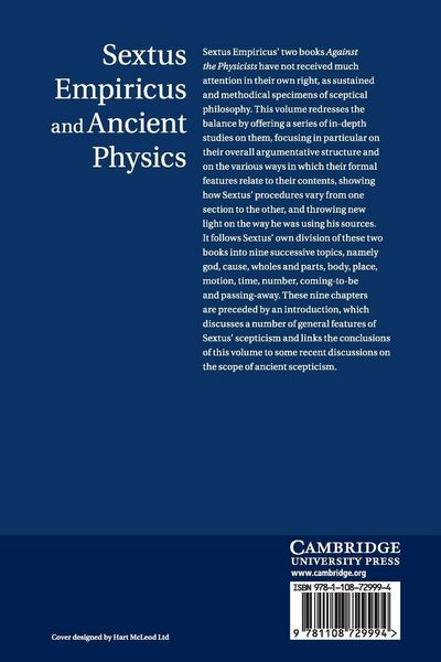 Produktbild: Sextus Empiricus and Ancient Physics