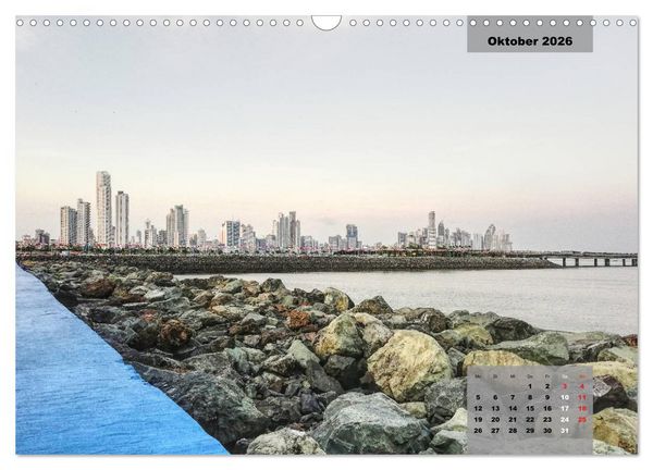 Produktbild: Panama City (Wandkalender 2026 DIN A3 quer), CALVENDO Monatskalender
