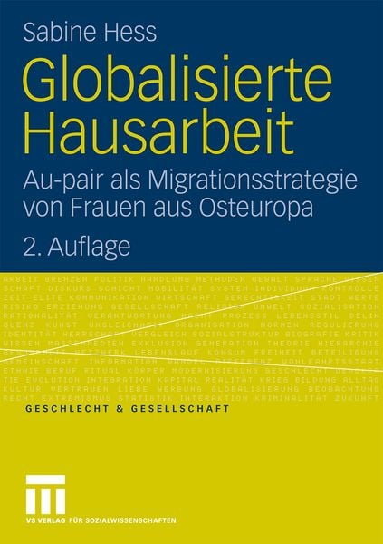 Globalisierte Hausarbeit, Taschenbuch von Sabine Hess, VS Verlag für Sozialwissenschaften, 9783531156774