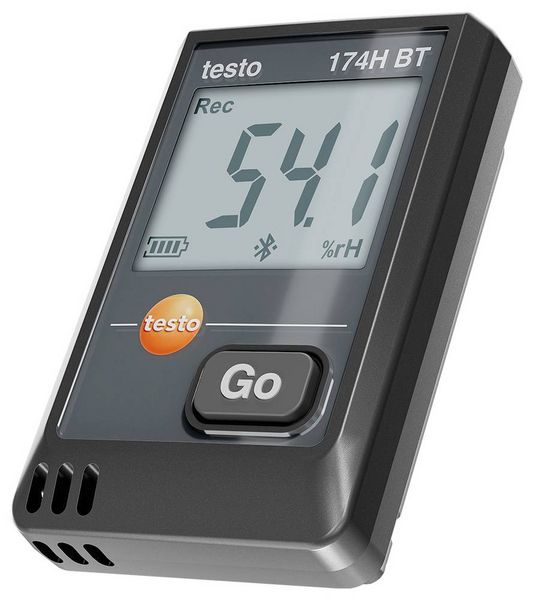 Produktbild: testo 0572 1743 02 174 H BT Temperatur-Datenlogger, Luftfeuchte-Datenlogger -20 bis 70 &deg;C 0 bis 100 % rF