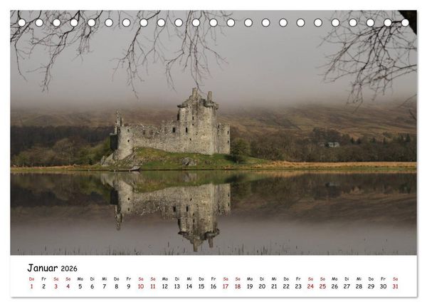 Produktbild: Schottland - Das Land mit rauem Charme (Tischkalender 2026 DIN A5 quer), CALVENDO Monatskalender