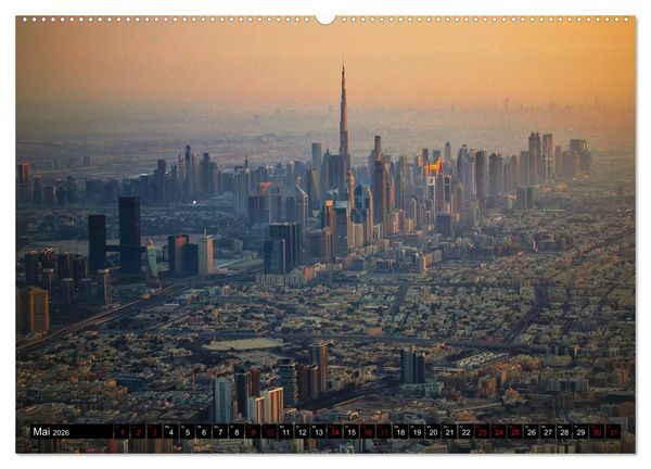 Produktbild: Dubai Panoramen (hochwertiger Premium Wandkalender 2026 DIN A2 quer), Kunstdruck in Hochglanz