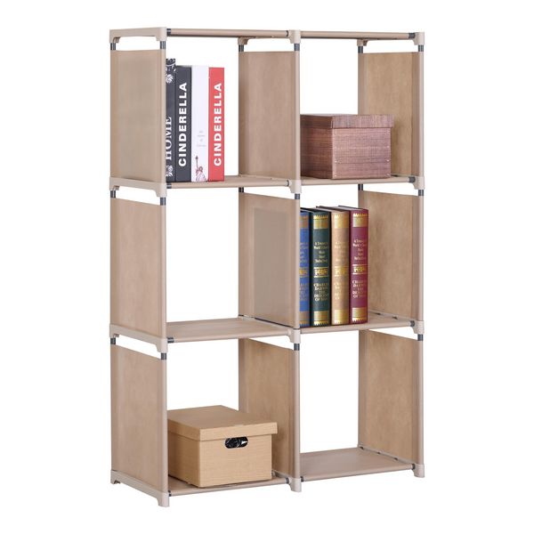 HTI-Living Stoffregal Lena01, 6 Fächer Stoffregal Lena01, 6 Fächer