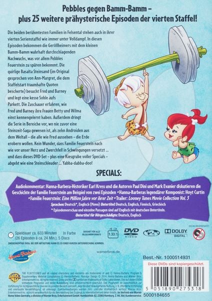 Produktbild: Familie Feuerstein - Staffel 4 [CE] [5 DVDs]