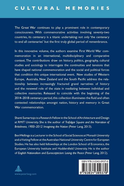 Produktbild: Nation, Memory and Great War Commemoration