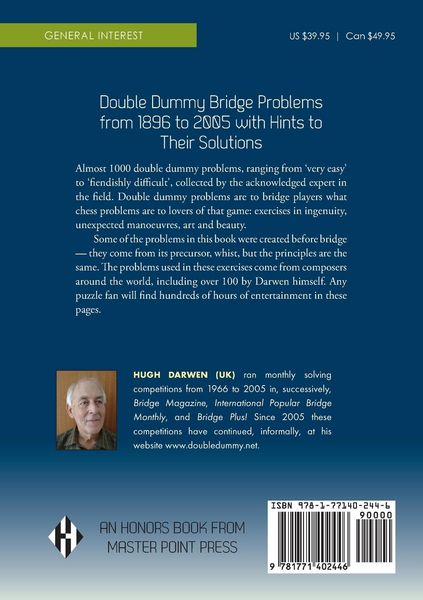 Produktbild: A Compendium of Double Dummy Problems: Double Dummy Bridge Problems from 1896 to 2005