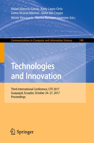 Produktbild: Technologies and Innovation