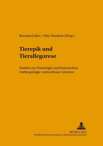 Produktbild: Tierepik und Tierallegorese