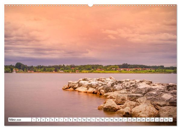 Produktbild: Chiemsee-Romantik (hochwertiger Premium Wandkalender 2026 DIN A2 quer), Kunstdruck in Hochglanz