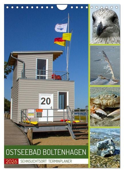 Produktbild: Sehnsuchtsort Ostseebad Boltenhagen (Wandkalender 2026 DIN A4 hoch), CALVENDO Monatskalender
