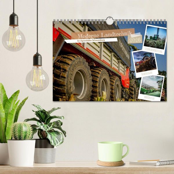 Produktbild: Moderne Landtechnik (Wandkalender 2026 DIN A4 quer), CALVENDO Monatskalender