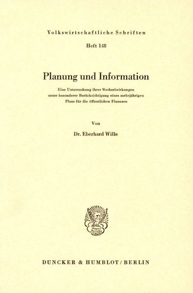 Produktbild: Planung und Information.