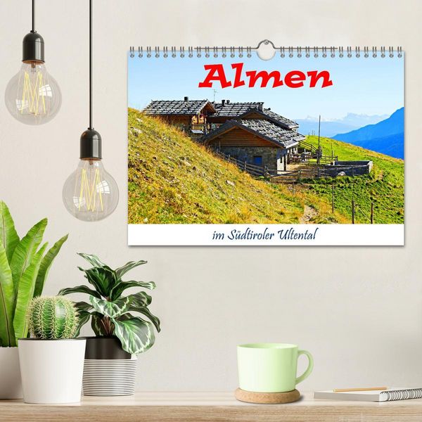 Produktbild: Almen im S&uuml;dtiroler Ultental (Wandkalender 2026 DIN A4 quer), CALVENDO Monatskalender