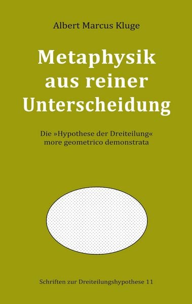 Produktbild: Metaphysik aus reiner Unterscheidung